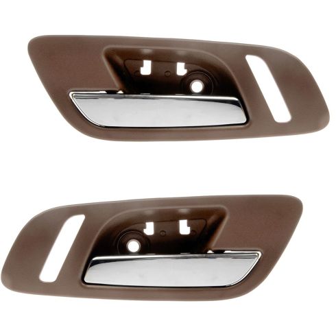 07-12 GM Full Size PU & SUV w/Htd Seat & w/o Memory Frnt Door Inside Handle (Cashmere & Chrome) PAIR