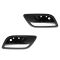 07-12 GM Full Size PU & SUV Rear Door Inside Handle (Ebony & Chrome) PAIR