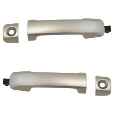 07-11 Toyota FJ Cruiser Front Door Outside Silver Handle PAIR