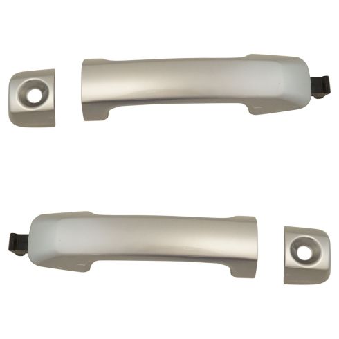 07-11 Toyota FJ Cruiser Front Door Outside Silver Handle PAIR