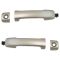 07-11 Toyota FJ Cruiser Front Door Outside Silver Handle PAIR