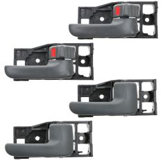 00-06 Toyota Tundra (Access Cab) Gray Front & Rear Door Inside Handle (Set of 4)