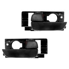 07-11 Hyundai Accent Hatchback Front Door Textured Black Inside Handle PAIR