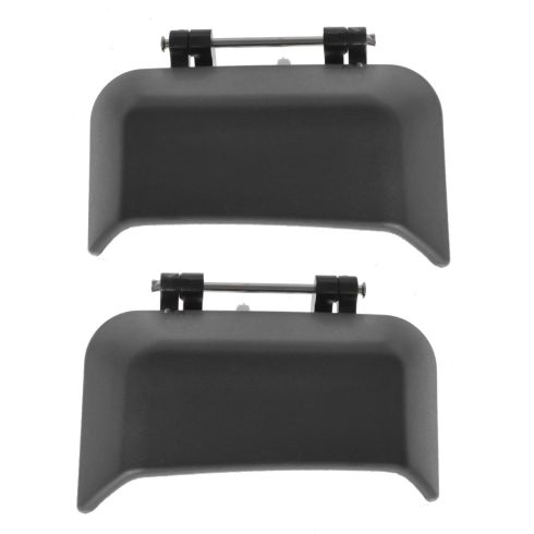 07-10 Jeep Compass Rear Outside Textured Black Door Handle PAIR