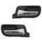 03-07 Honda Accord Sedan Rear Inside Black Door Handle PAIR