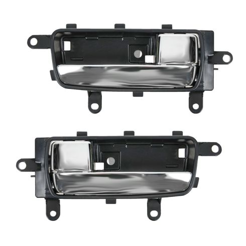 1adhs00721 2005 06 Nissan Altima Front Or Rear Chrome Charcoal Gray Interior Door Handle Pair