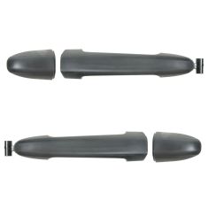 07-09 Dodge Sprinter Van Front Outer Smooth Black Door Handle Pair