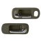 01-05 Honda Civic Sedan w/Pwr Locks Front Inner Chrome & Taupe Door Handle PAIR