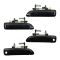 01-05 Honda Civic Outer Smooth Black Door Handle Set of 4