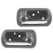 01-05 Honda Civic Sedan w/Power Locks Front & Rear Inner Chrome & Taupe Door Handle (Set of 4)