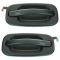 99-07 GM Full Size Pickup, SUV Rear Door Gloss Black Outer Door Handle PAIR