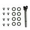 05-10 Jeep Grand Cherokee Front & Rear Inner Beige & Chrome Door Handle Repair Kit (Set of 4)
