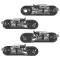 02-10 Ford Explorer, Mountaineer; 03--05 Lincoln Aviator Outside Door Handle ALL CHROME (Set of 4)