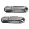 02-10 Ford Explorer, Mountaineer; 03--05 Lincoln Aviator Outside Door Handle ALL CHROME (Set of 4)