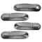 02-10 Ford Explorer, Mountaineer; 03--05 Lincoln Aviator Outside Door Handle ALL CHROME (Set of 4)