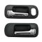 01-05 Honda Civic Sedan w/Pwr Locks Front Inner Chrome & Black Door Handle PAIR