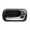 01-05 Honda Civic Rear Inner Chrome & Black Door Handle PAIR