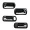 01-05 Honda Civic Sedan w/Power Locks Front & Rear Inner Chrome & Black Door Handle (Set of 4)