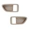 04-06 Toyota Tundra (Double Cab); 01-07 Sequoia; 00-04 Avalon Ivory Inside Door Handle Bezel PAIR