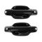 04-11 Chevy Colorado GMC Canyon Smooth Black Outside Door Handle (w/Keyhole) PAIR