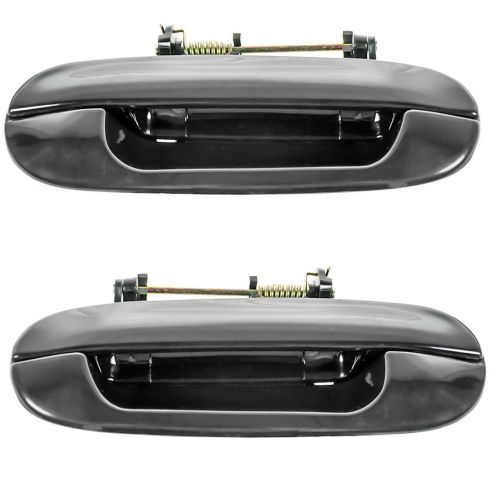 02-09 GM Mid Size SUV Rear Door Outer PTM Handle w/Keyhole PAIR