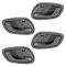 99-04 Chevy Tracker Front & Rear Gray Inside Door Handles (Set of 4)