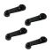 73-97 Toyota Multifit Manual Window Crank Black Handle SET of 4