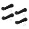 73-97 Toyota Multifit Manual Window Crank Black Handle SET of 4