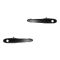 06-11 Buick, Chevy, Pontiac Mid Size Front Outer Smooth Black Door Handle w/Keyhole PAIR