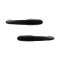 06-11 Buick, Chevy, Pontiac Mid Size Front Outer Smooth Black Door Handle PAIR