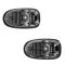 96-00 Hyundai Elantra Inner Light Gray Door Handle Front & Rear PAIR