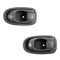 96-00 Hyundai Elantra Inner Light Gray Door Handle Front & Rear PAIR