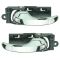 97-00 Ford F150; 97-98 F250LD Front Inner All Chrome Door Handle PAIR