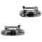 98-04 Cadillac Seville; 00-05 Deville; 06-11 DTS Front Outside All Chrome Door Handle PAIR