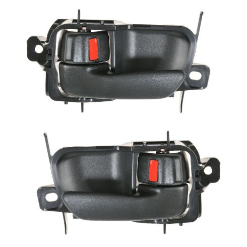 95-99 Toyota Avalon Front or Rear Black Inside Door Handle PAIR