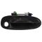 93-97 Corolla, Prizm Front & Rear Black Outside & Dark Brown Inside Door Handle Kit (Set of 8)