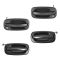 99-07 Chevy, GMC Textured Black Front & Rear Outside Door Handle Kit (with Keyhole) (Set of 4)