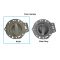 06-10 Jeep Commander Front & Rear Khaki Inside Door Handle w/Bezel Repair Kit (Set of 4)