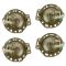 06-10 Jeep Commander Front & Rear Khaki Inside Door Handle w/Bezel Repair Kit (Set of 4)