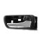 02-06 Toyota Camry Black w/Chrome Lever Inside Door Handle PAIR