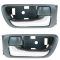 02-06 Toyota Camry Gray w/Chrome Lever Inside Door Handle PAIR