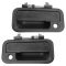 89-94 Amigo; 88-95 Pup; 91-97 Rodeo; 94-97 Honda Passport Frt Textured Black Outer Door Handle PAIR