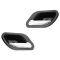 01 (from 3/1/01)-03 BMW 525i, 530i, 540i, M5 Black w/Chrome Lever Inside Door Handle PAIR