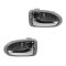 00-06 Mazda MPV Chrome & Gray Front Inside Door Handle PAIR