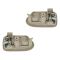 00-06 Mazda MPV Chrome & Beige Front Inside Door Handle PAIR