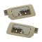 05-11 Cadillac STS; 06-11 STS-V Rear Cashmere w/Chrome Lever Inside Door Handle PAIR