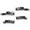 06-12 Fusion; 10-12 Hybrid; 06-11 Milan; 06 Zephyr; 07-12 MKZ Frnt Rear Door Inside Chrme Handle SET