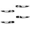 07-11 Aveo Sedan; 12 Chevy Captiva Sport; 08-10 Vue Outer PTM Door Handle (Front w/Keyhle)(Set of 4)