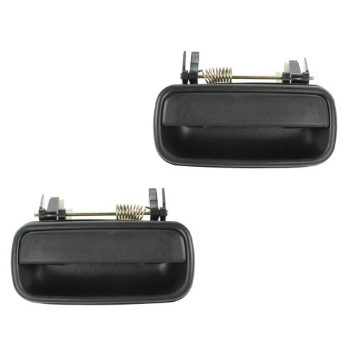 01-04 Toyota Tacoma Crew Cab Textured Black Rear Outside Door Handle PAIR