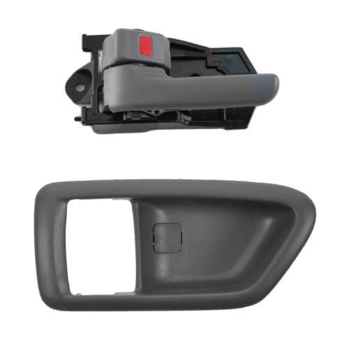 97-01 Toyota Camry Gray Inside Door Handle & Bezel LF = RF